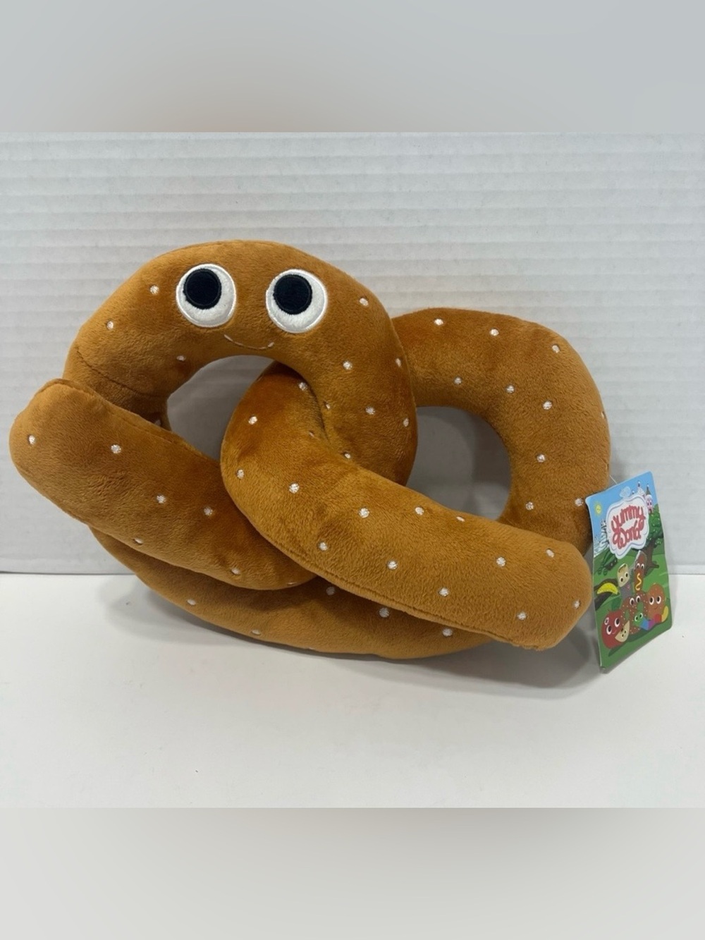 KIDROBOT Yummy World Hanz plush pretzel toy stuffed animal